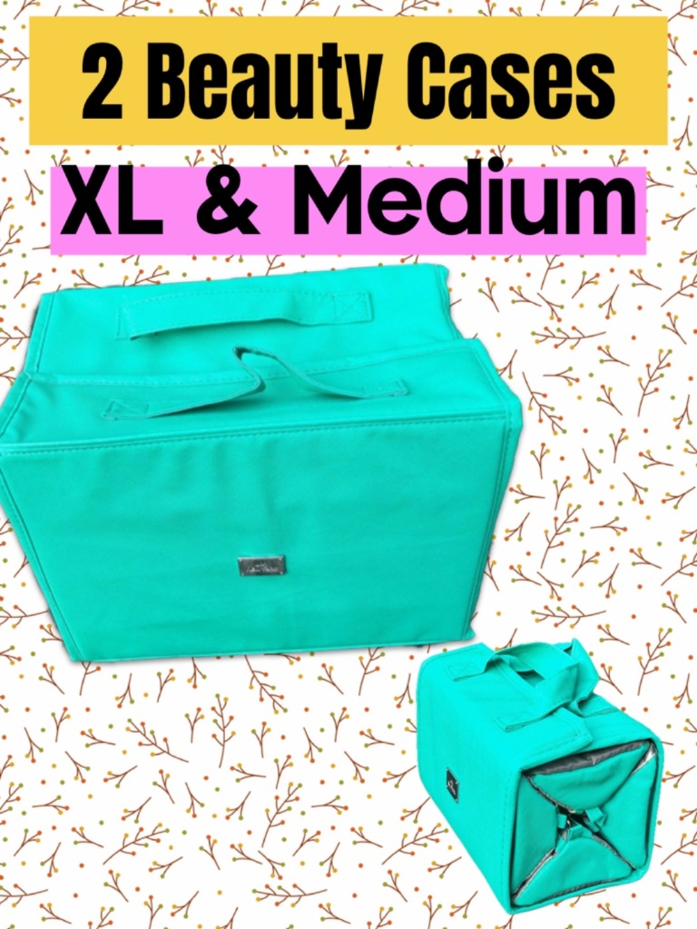 Joy Mangano Better Beauty Cases Delux XL & Medium